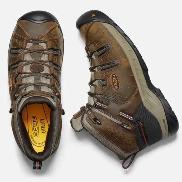 KEEN Utility Mid Flint II Waterproof Soft Toe Work Boots | Men’s 13 | NEW - Picture 4 of 10